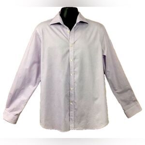 Michael Kors Men's Long Sleeve Regular Fit Airsoft Stretch Dress Shirt 16.5